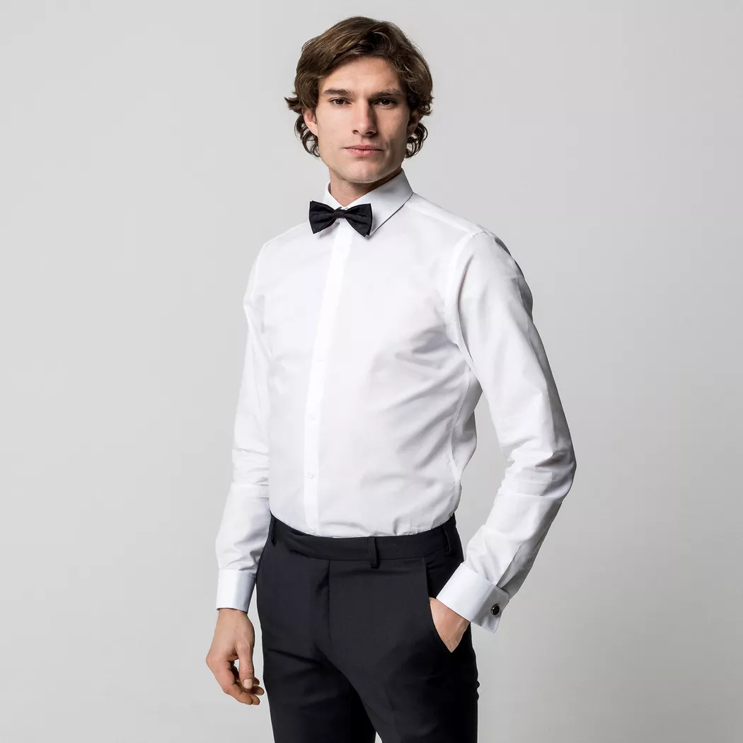 Manor Man - Hemd, Modern Fit, langarm, für Herren, Weiss, Größe S