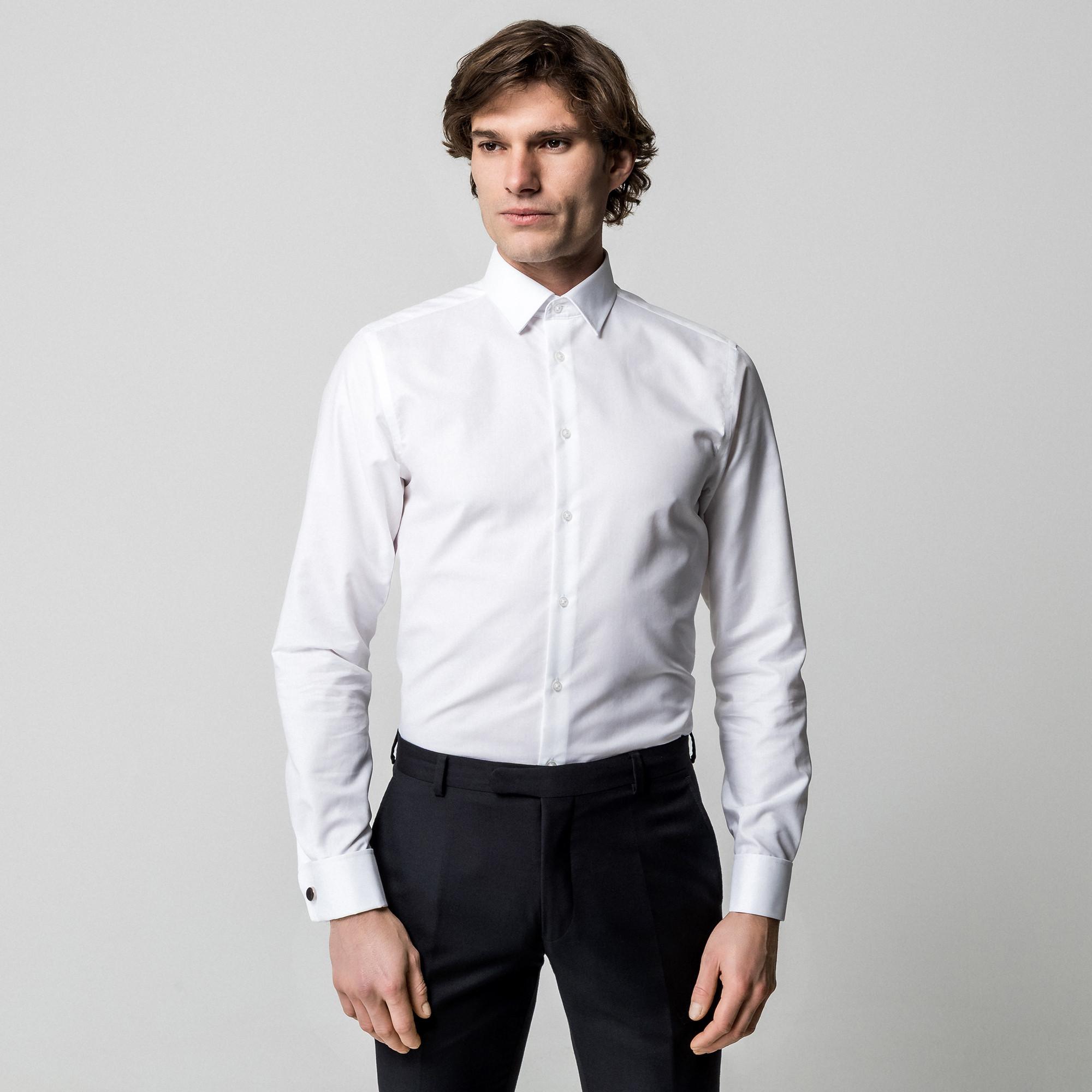 Manor Man Modern Fit Langarmhemd  