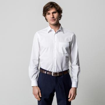 Chemise classic fit à manches longues