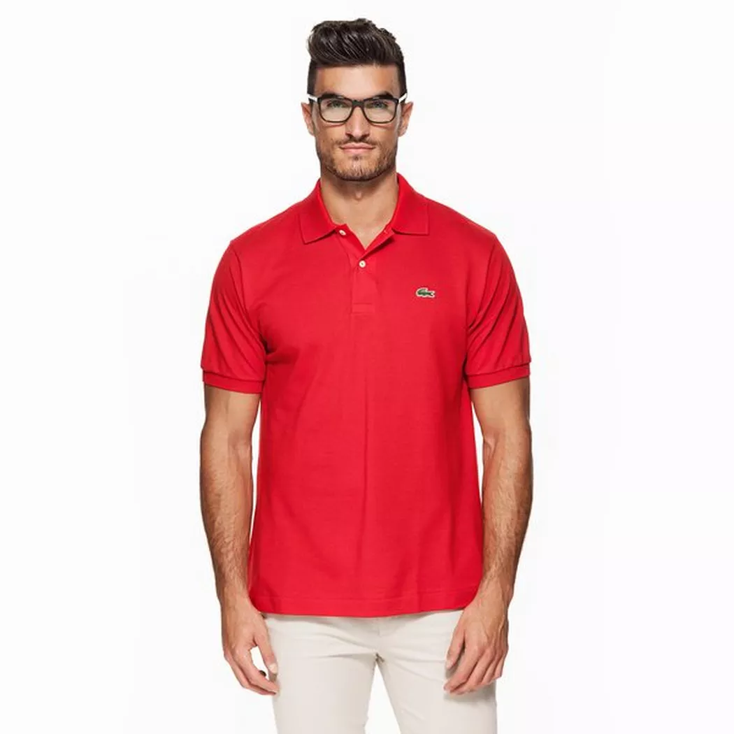 Lacoste Polo à Manches Courtes Caiman Colvert L Homme