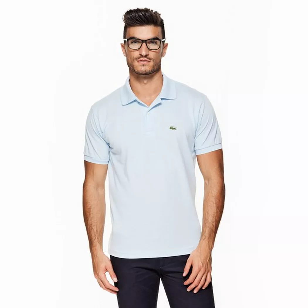 Polo LACOSTE Homme couleur Bleu Ciel 5
