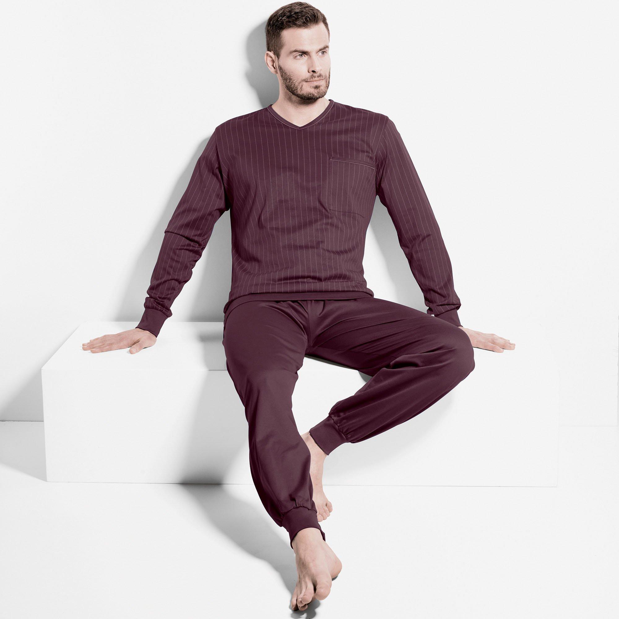 ISA bodywear  Pyjama-Set, langarm 