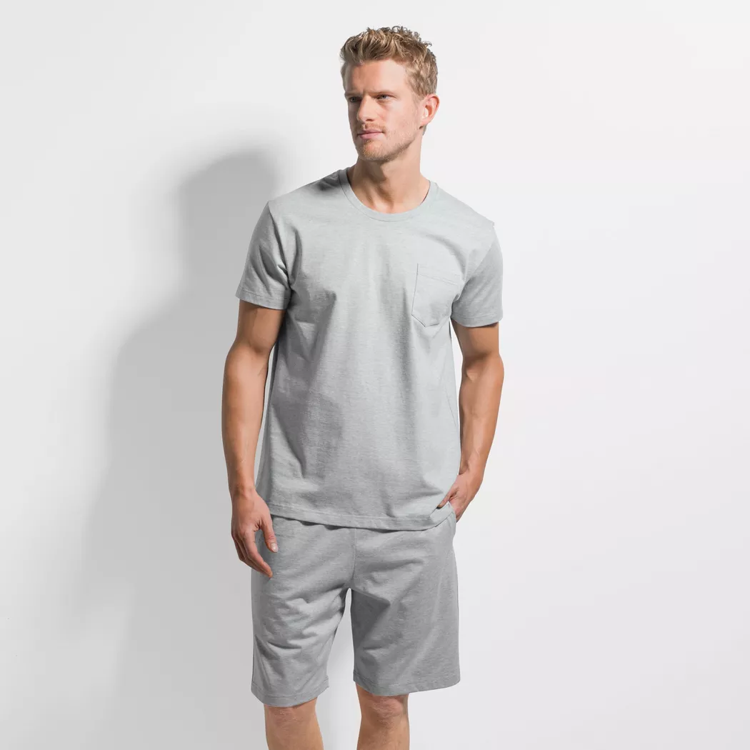 ISA bodywear - Shirt kurzarm, RH, für Herren, Mediumgrau, Größe XXL
