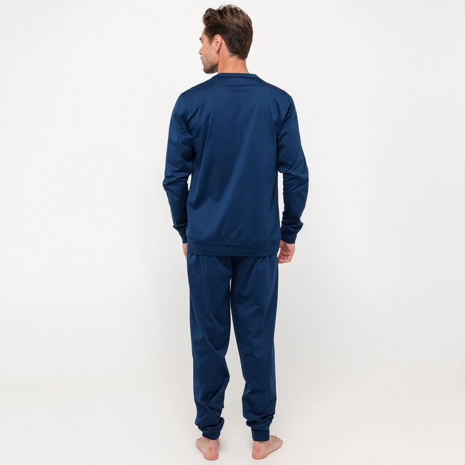 ISA bodywear Langarm V-Ausschnitt Pyjama Set  