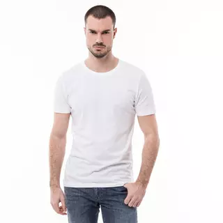 Manor Man T-shirt, Classic Fit, manica corta T-Shirt, k'arm classic-fit BIO Bianco