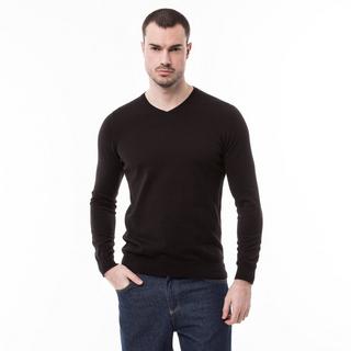 Manor Man Classic Fit Langarm V-Pullover  