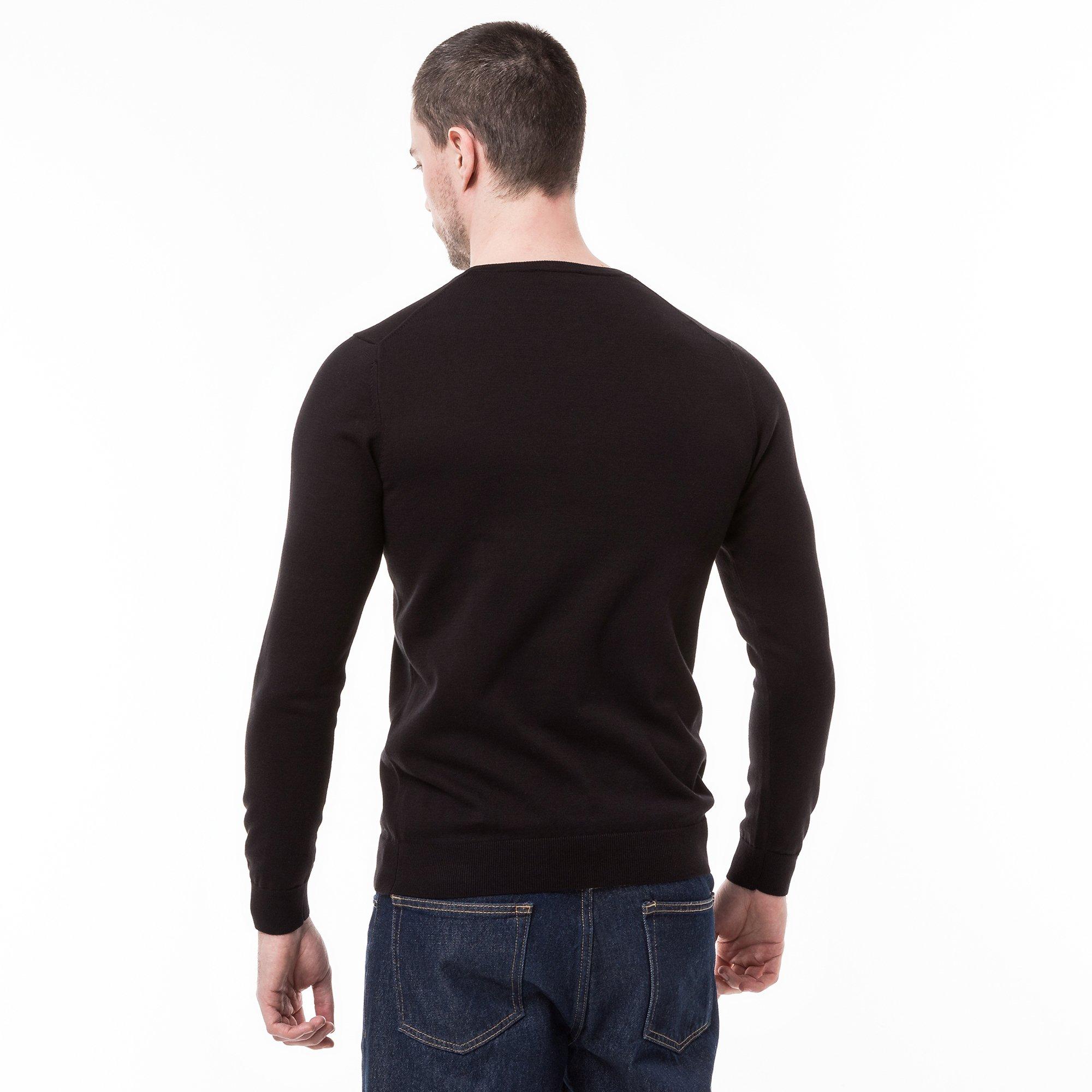 Manor Man Pull Col V Manches Longues Classic Fit  