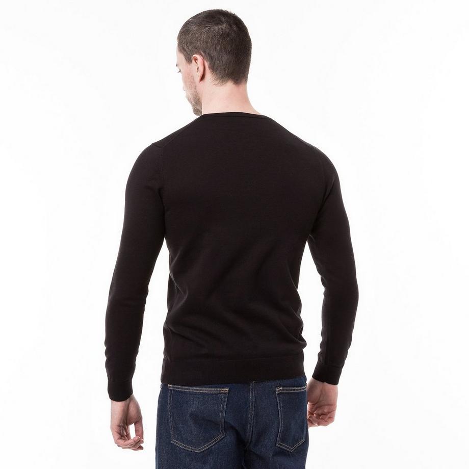 Manor Man Pull Col V Manches Longues Classic Fit  