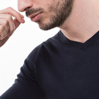 Manor Man Pull Col V Manches Longues Classic Fit  