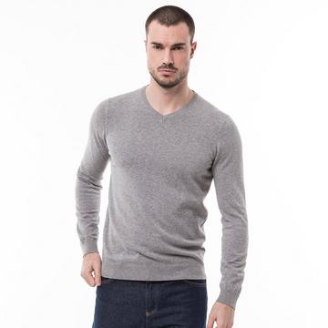 Maglione, scollo a V, maniche lunghe, classic fit
