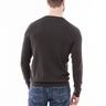 Manor Man Pull, Classic Fit, manches longues Rundh-Pullover, BIO-BW Black