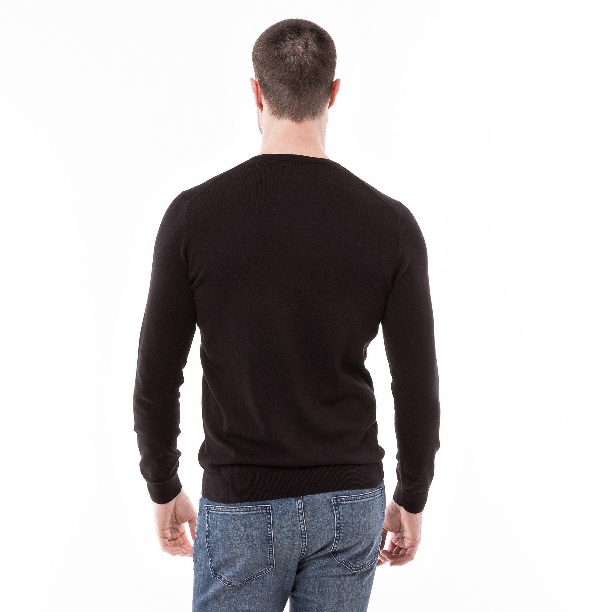 Manor Man Pull Classic Fit Manches Longues Col Rond  