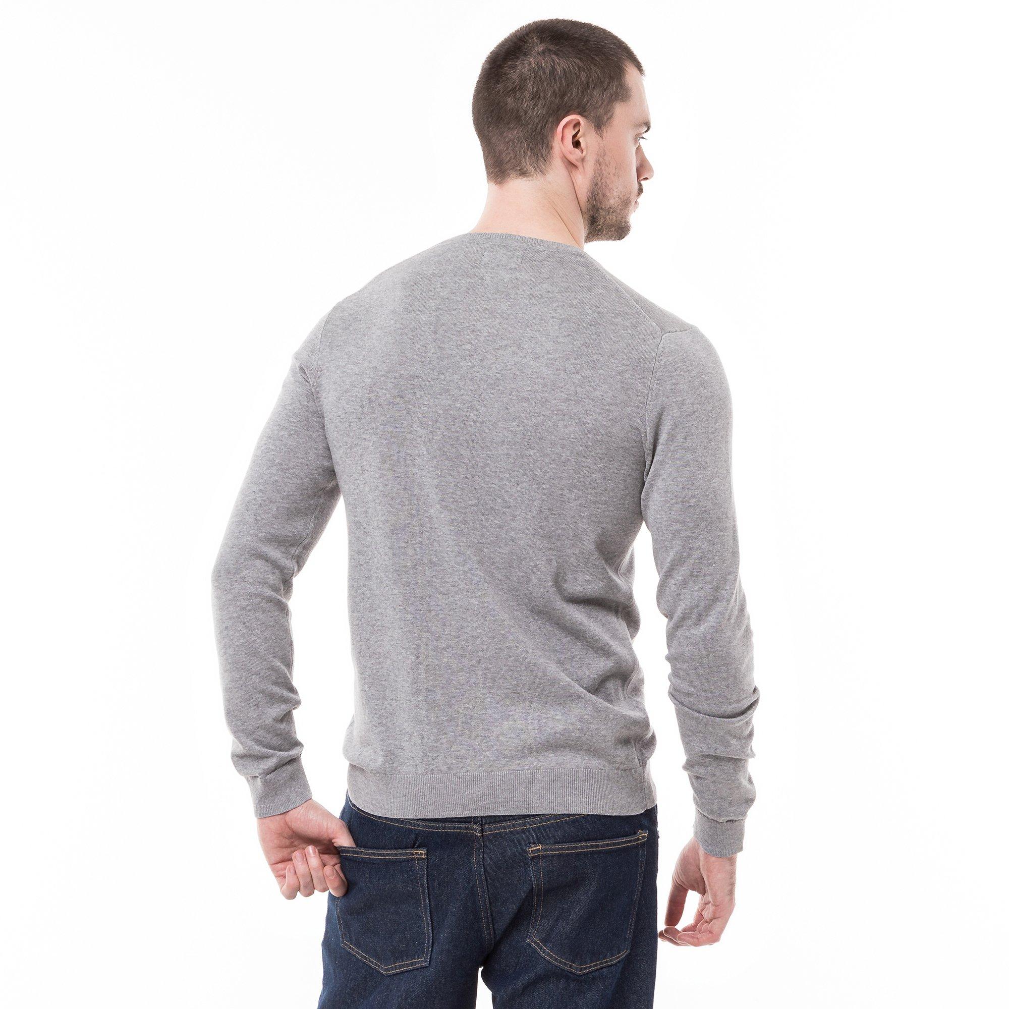 Manor Man Classic Fit Langarm Rundhals Pullover  
