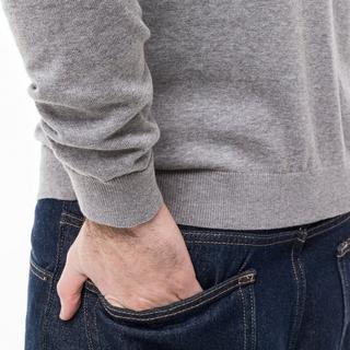 Manor Man Classic Fit Langarm Rundhals Pullover  