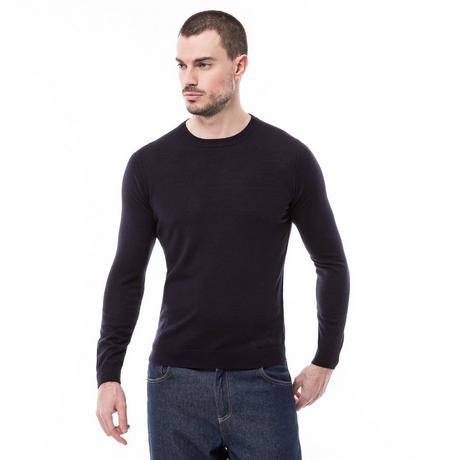 Manor Man pull merino enc ronde tot easy Pull, Classic Fit, manches longues 