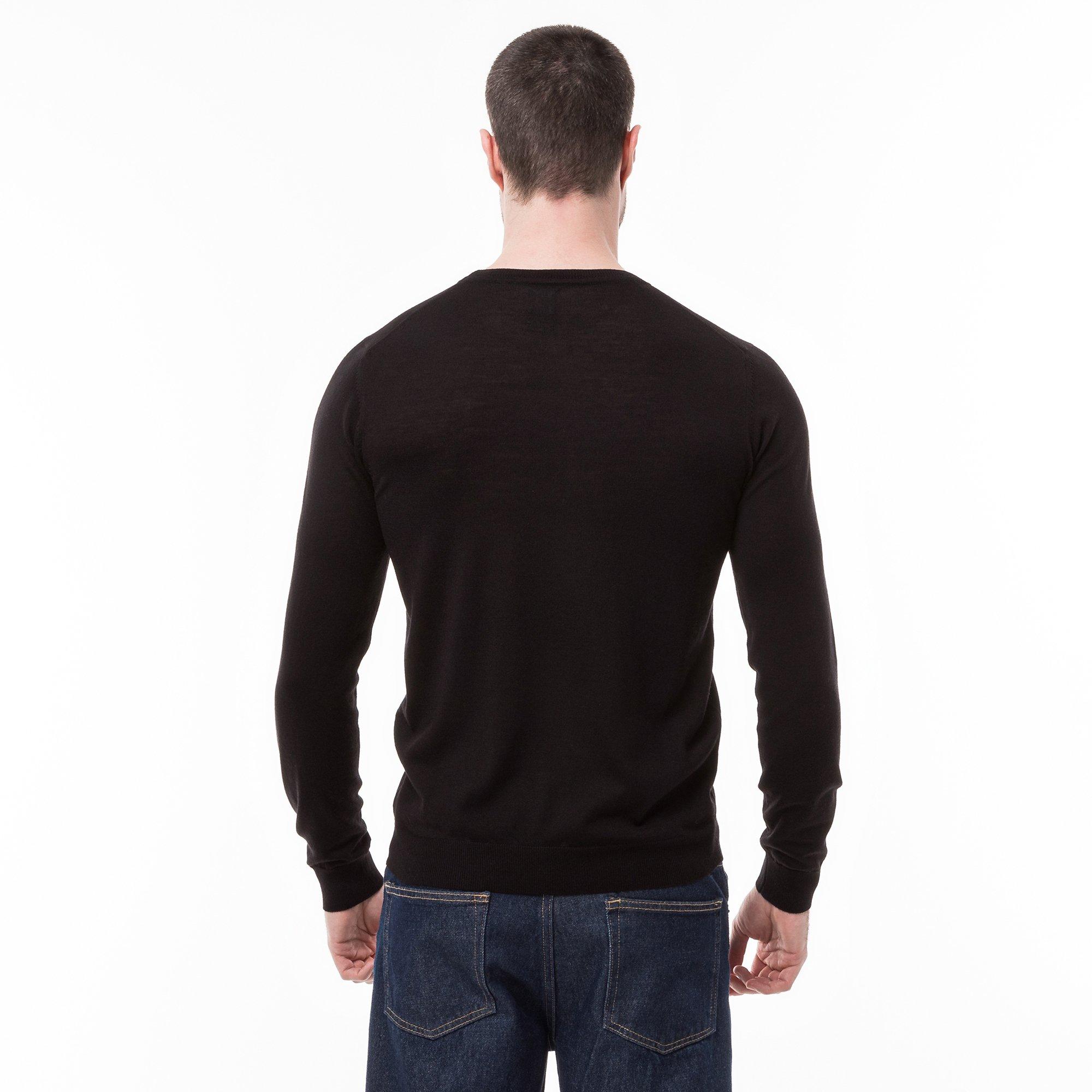 Manor Man pullover giro-c ClassFit Ml Maglione a dolcevita, maniche lunghe, classic fit 