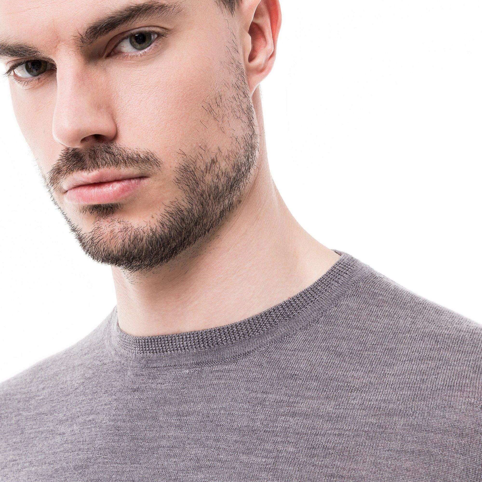 Manor Man Pullover Classic Fit Maniche Lunghe  