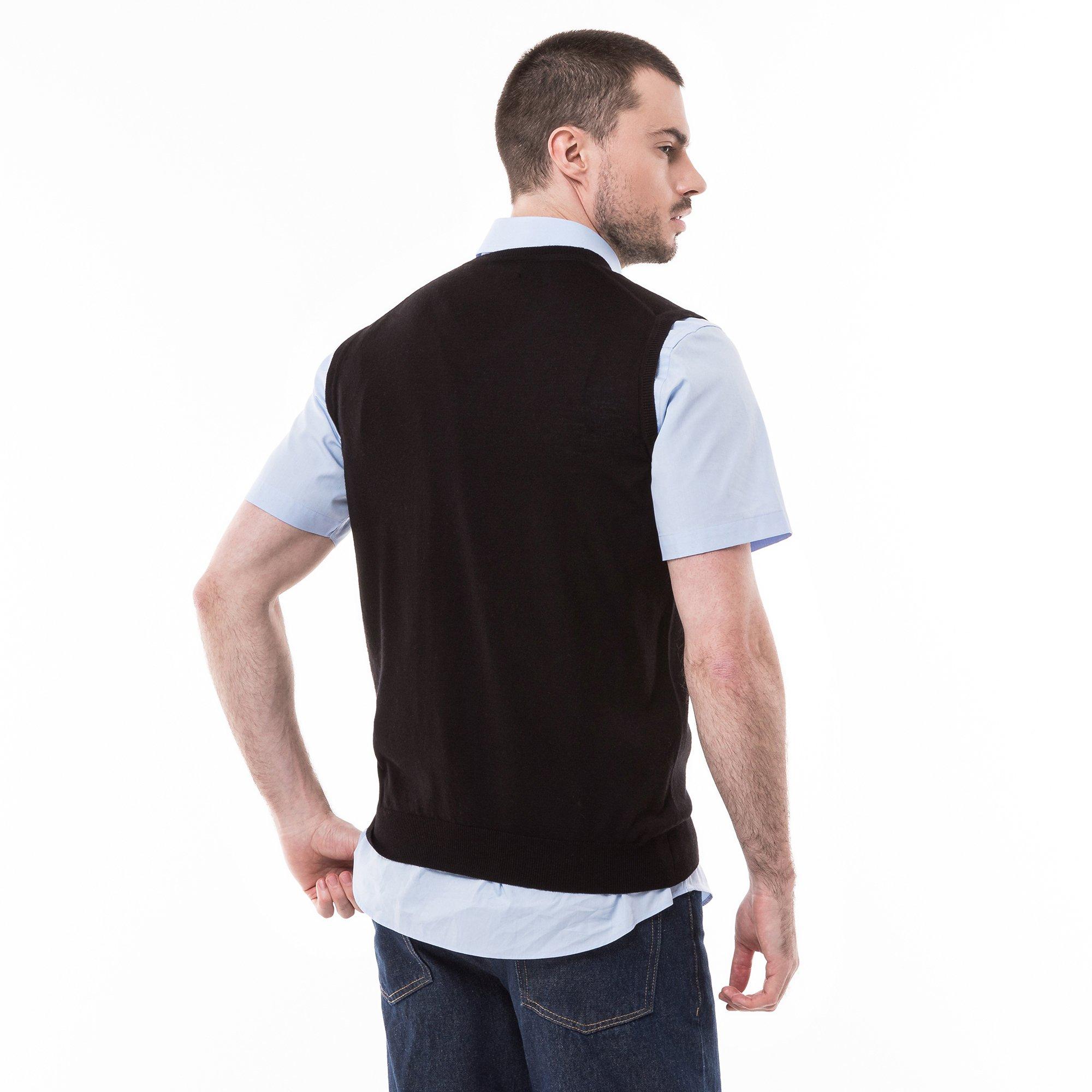 Manor Man Maglione Senza Maniche Classic Fit  