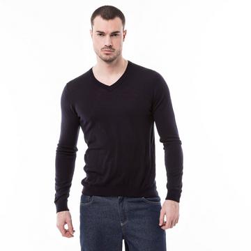 Maglione, scollo a V, maniche lunghe, classic fit