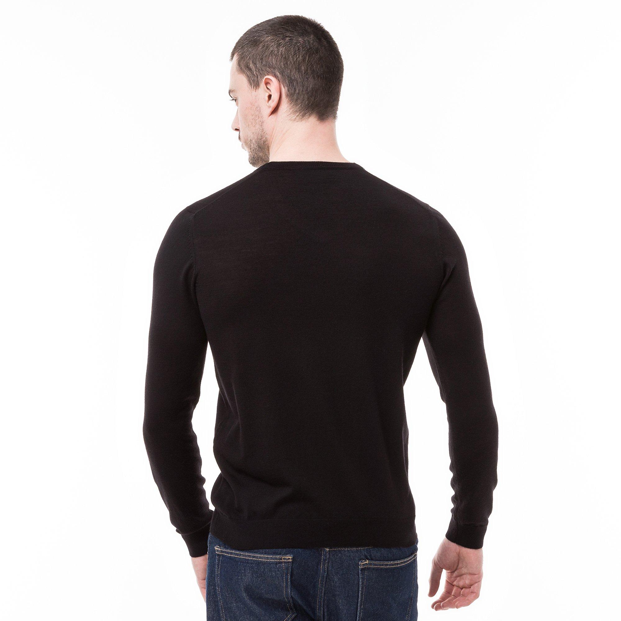 Manor Man Classic Fit Langarm V-Ausschnitt Pullover  