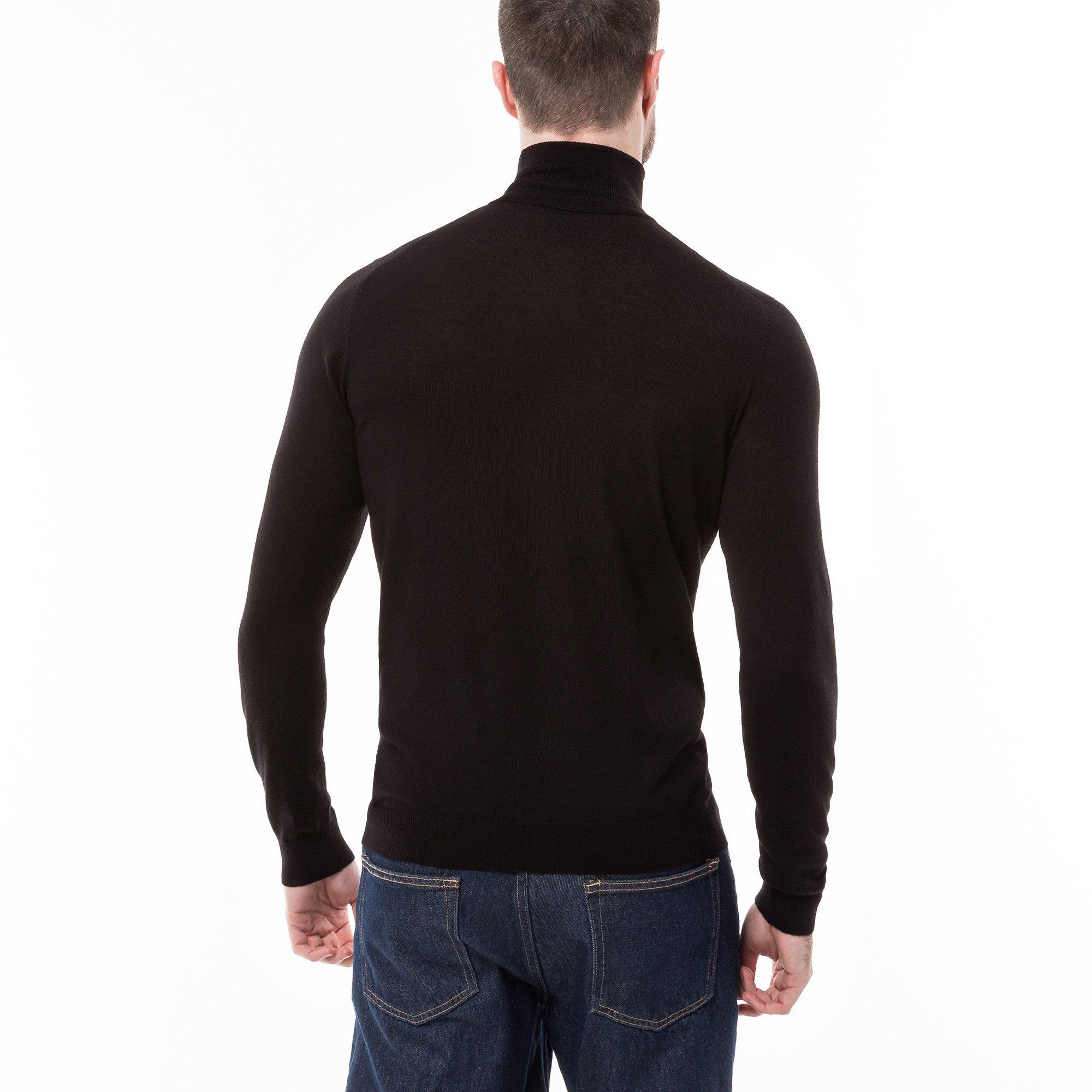 Manor Man rollkrPullover merino  EASY C Pullover, Classic Fit, langarm 