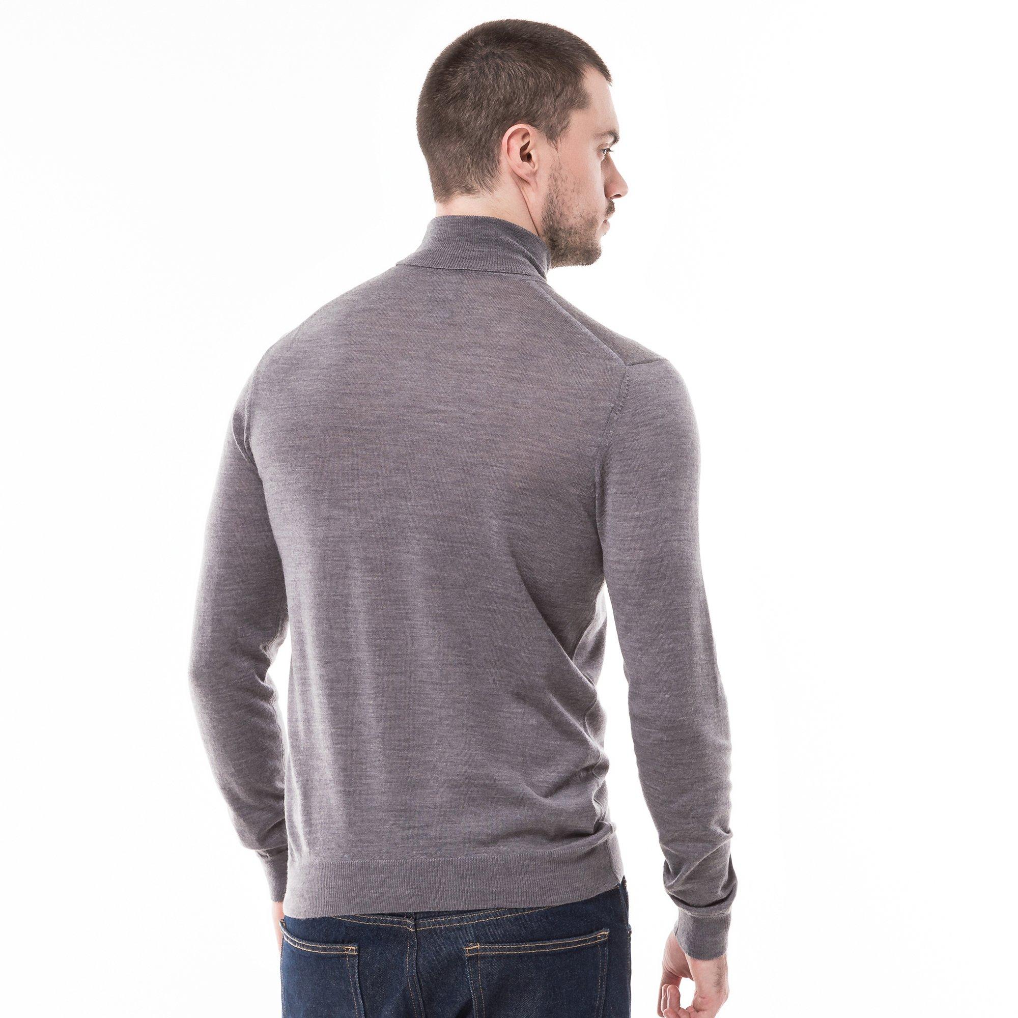 Manor Man Pull col roulé mérinos Classic Fit manches longues  