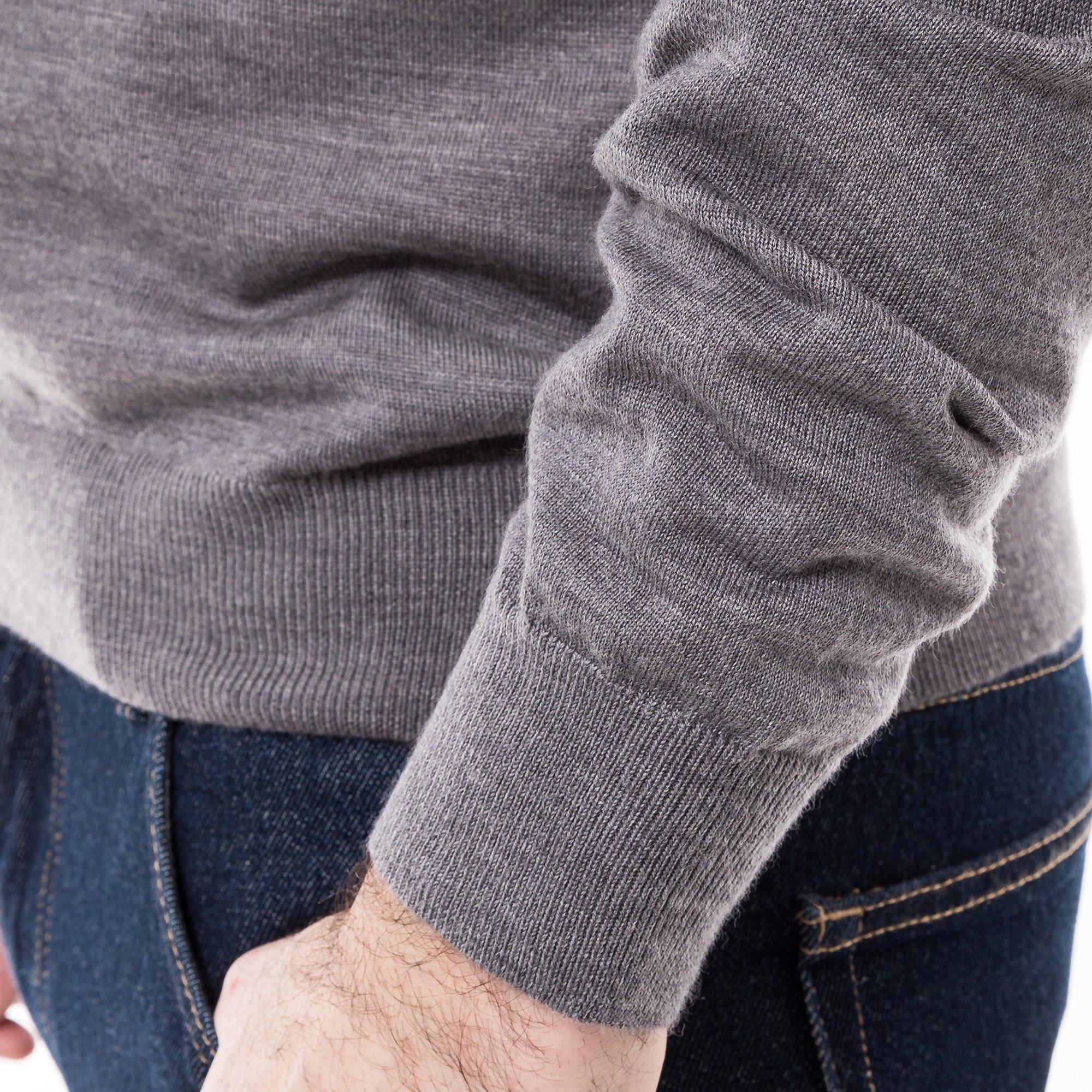 Manor Man Merino Rollkragenpullover Classic Fit Langarm  