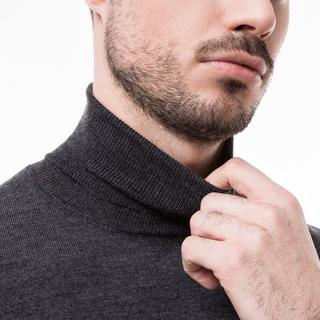 Manor Man Merino Rollkragenpullover Classic Fit Langarm  