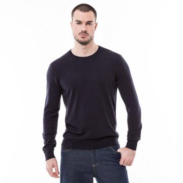 Pull cachemire, col rond