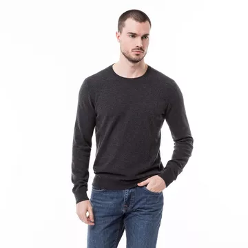 Cashmere-Pullover, Rundhals