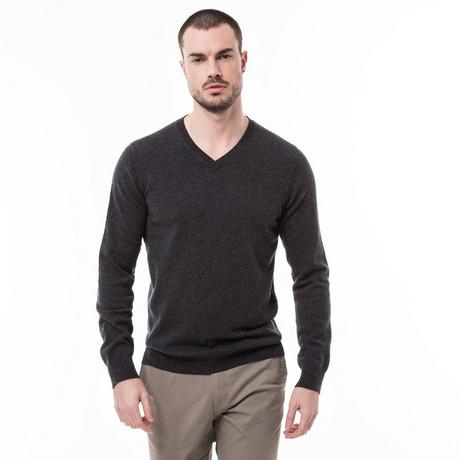 Manor Man Cashmere V-Neck Pullover  