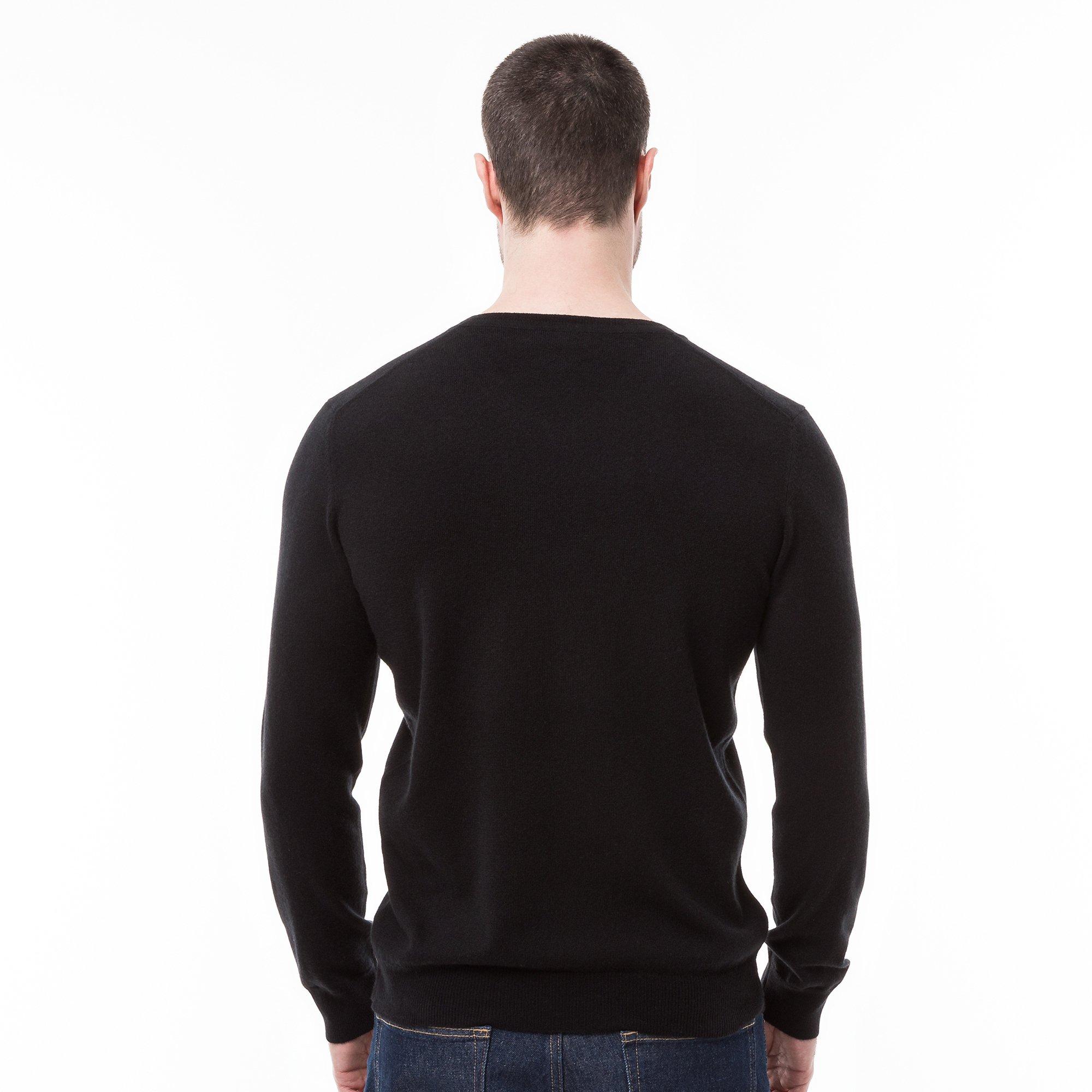 Manor Man Pull cachemire col V  