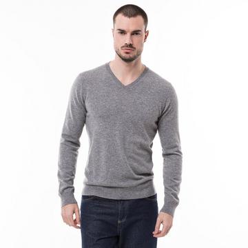 Maglione scollo a V, cachemire