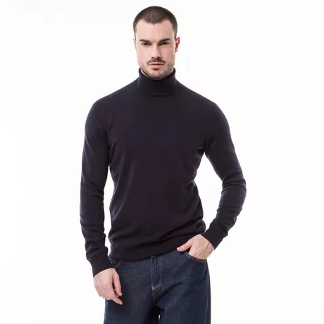 Manor Man  Cashmere-Pullover, Rollkragen 