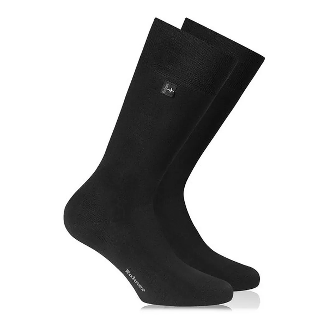 Rohner - Wadenlange Socken, für Herren, Black, Größe 39-40 3