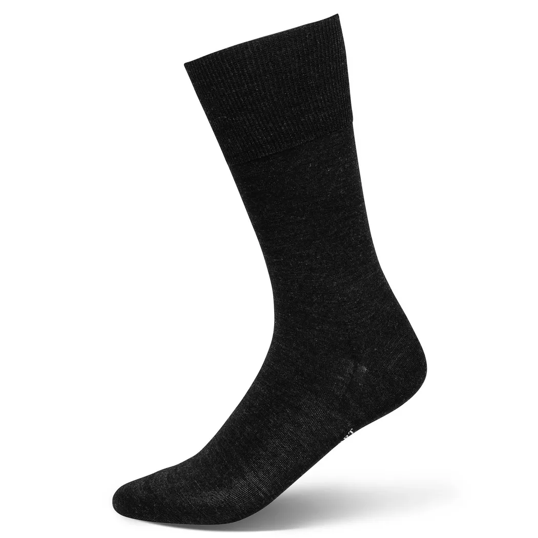 Airport herensokken – Anthracite melee – 43-44