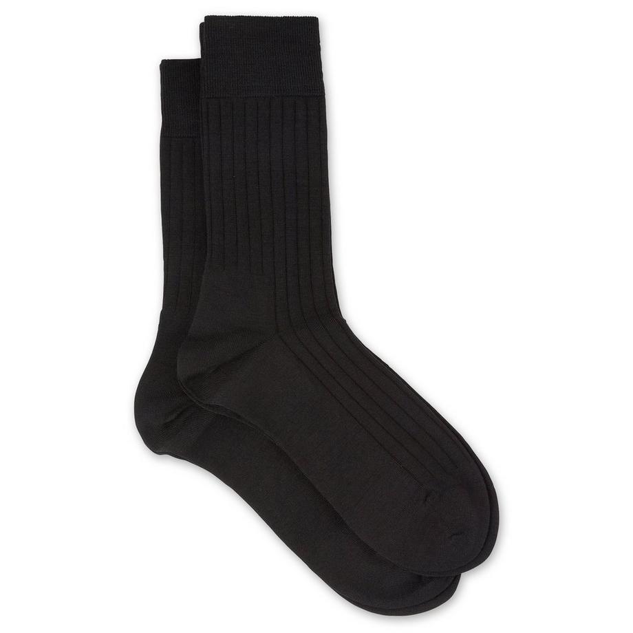 Lot de 2 paires de chaussettes, hauteur mollet