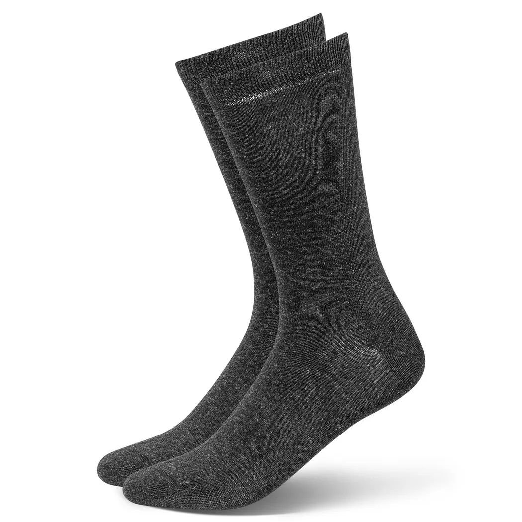 Manor Man - Duopack, wadenlange Socken, für Herren, Anthrazit, Größe 39-42