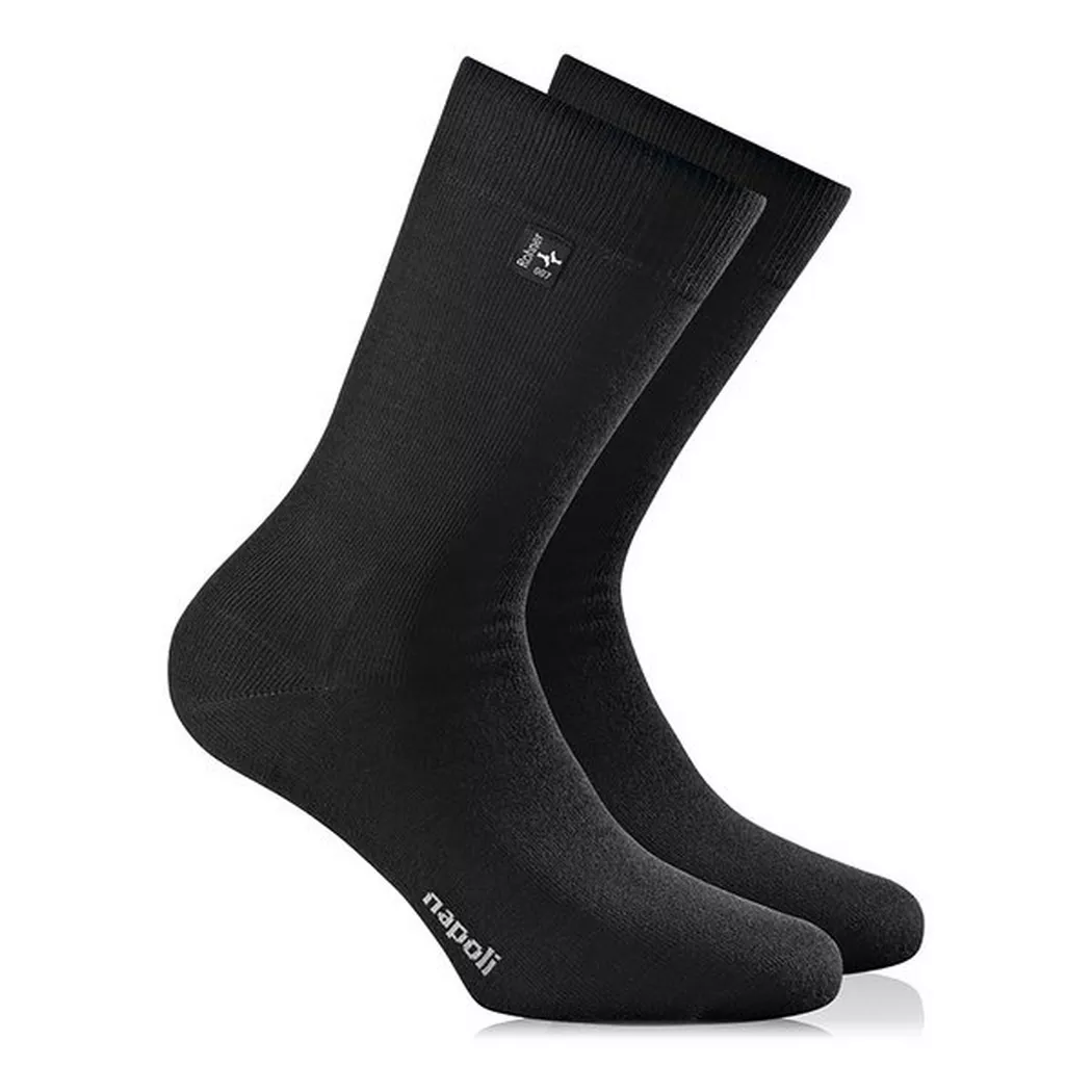 Rohner - Wadenlange Socken, für Herren, Black, Größe 43-46