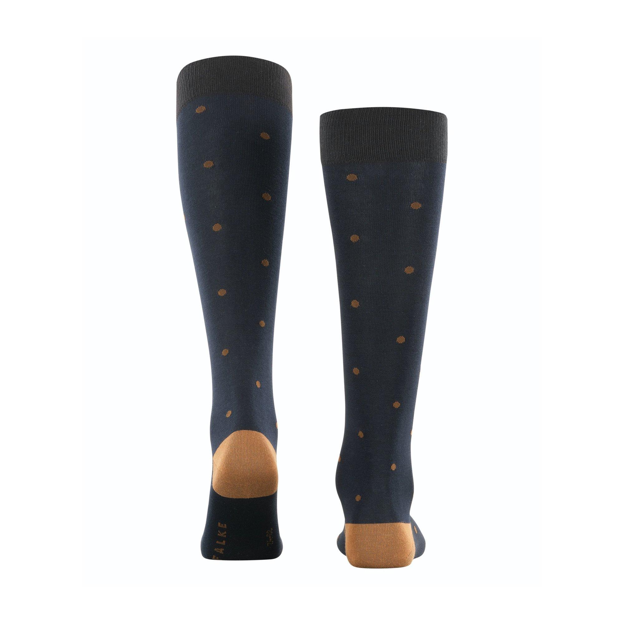 FALKE Chaussettes hauteur genou à pois  