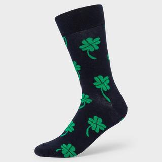 Happy Socks Big Luck Chaussettes Mi-Mollet Motif Trèfle  