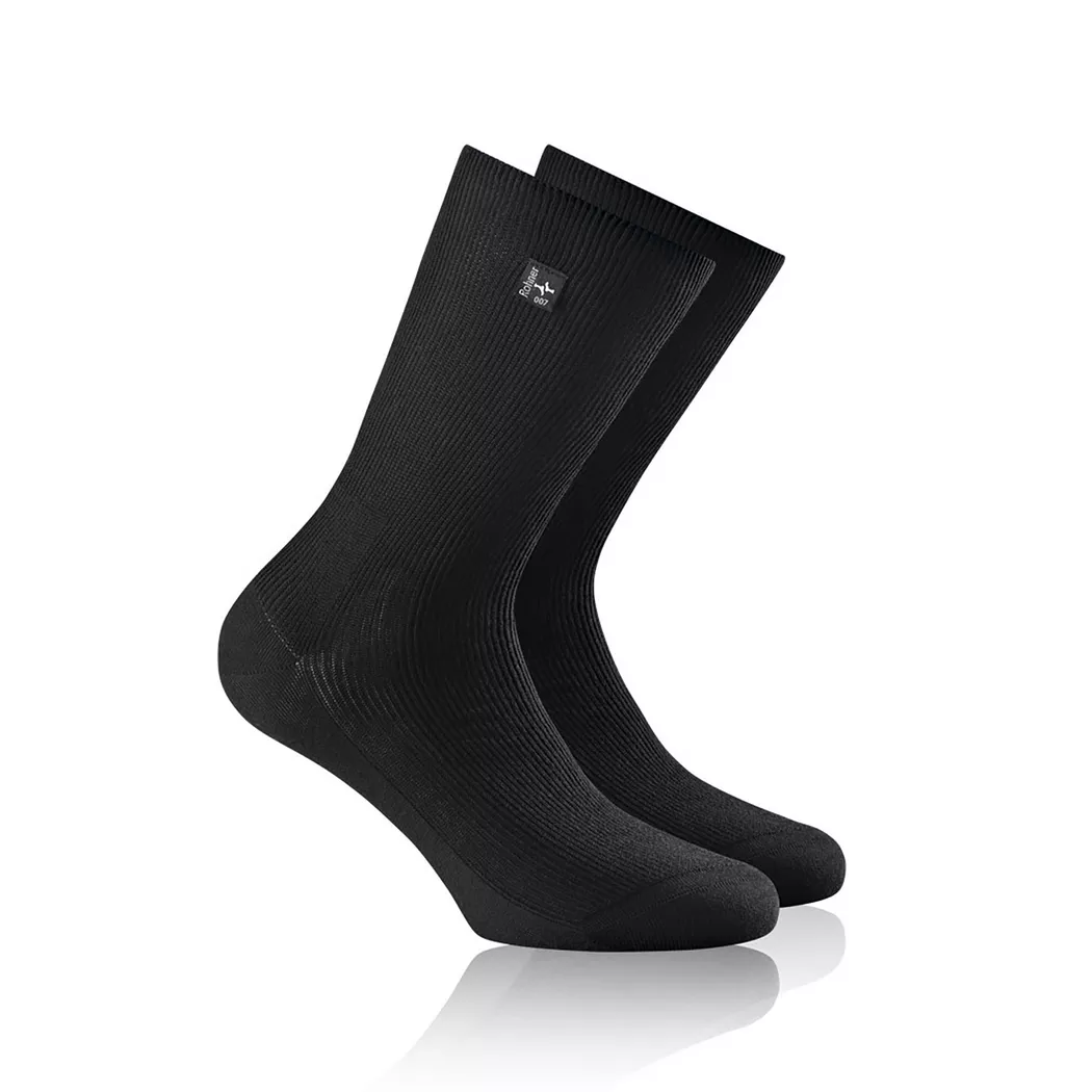 Rohner Advanced - Wadenlange Socken, für Herren, Black, Größe 39-40
