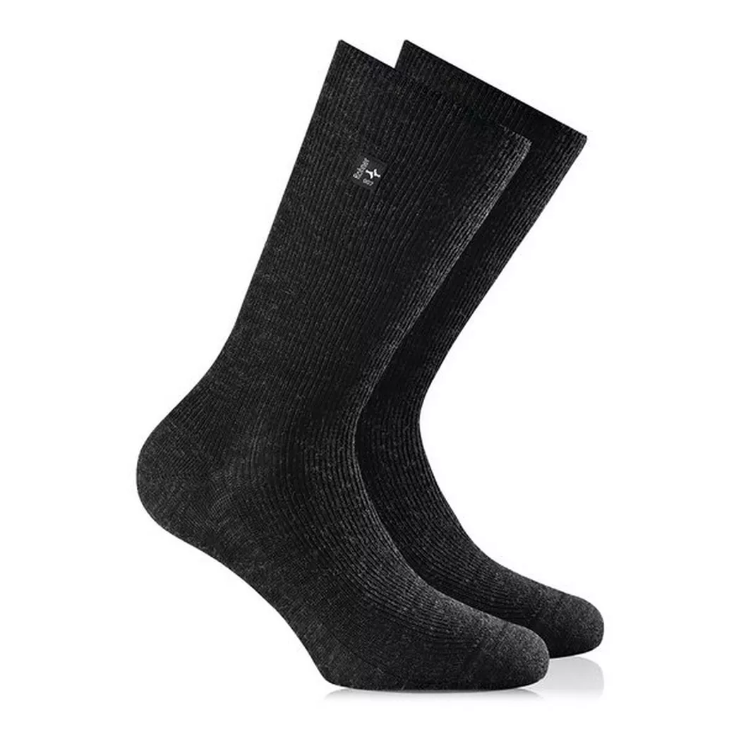 Rohner - Wadenlange Socken, für Herren, Anthrazit, Größe 41-42