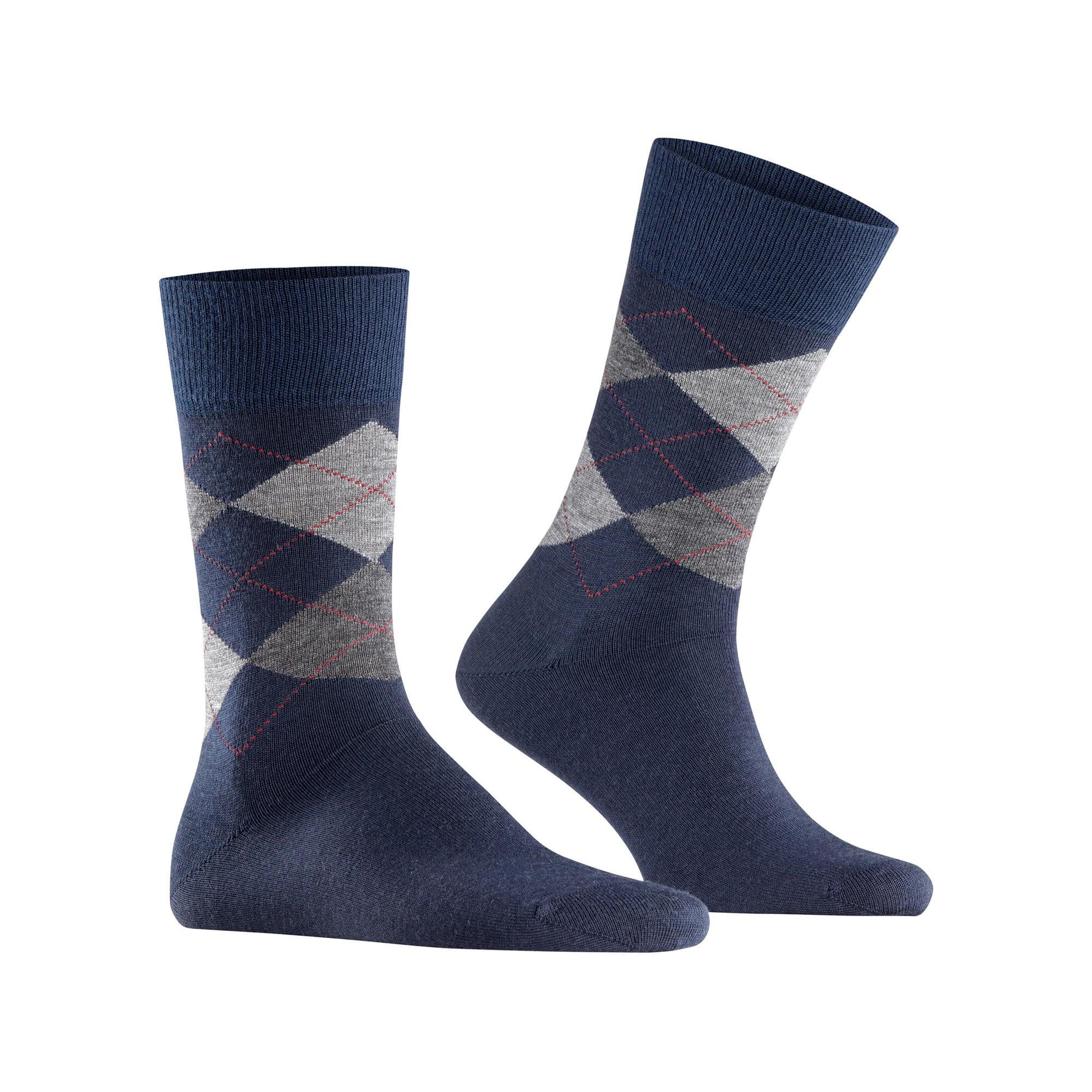 Burlington Edingburgh Wadenlange Socken 