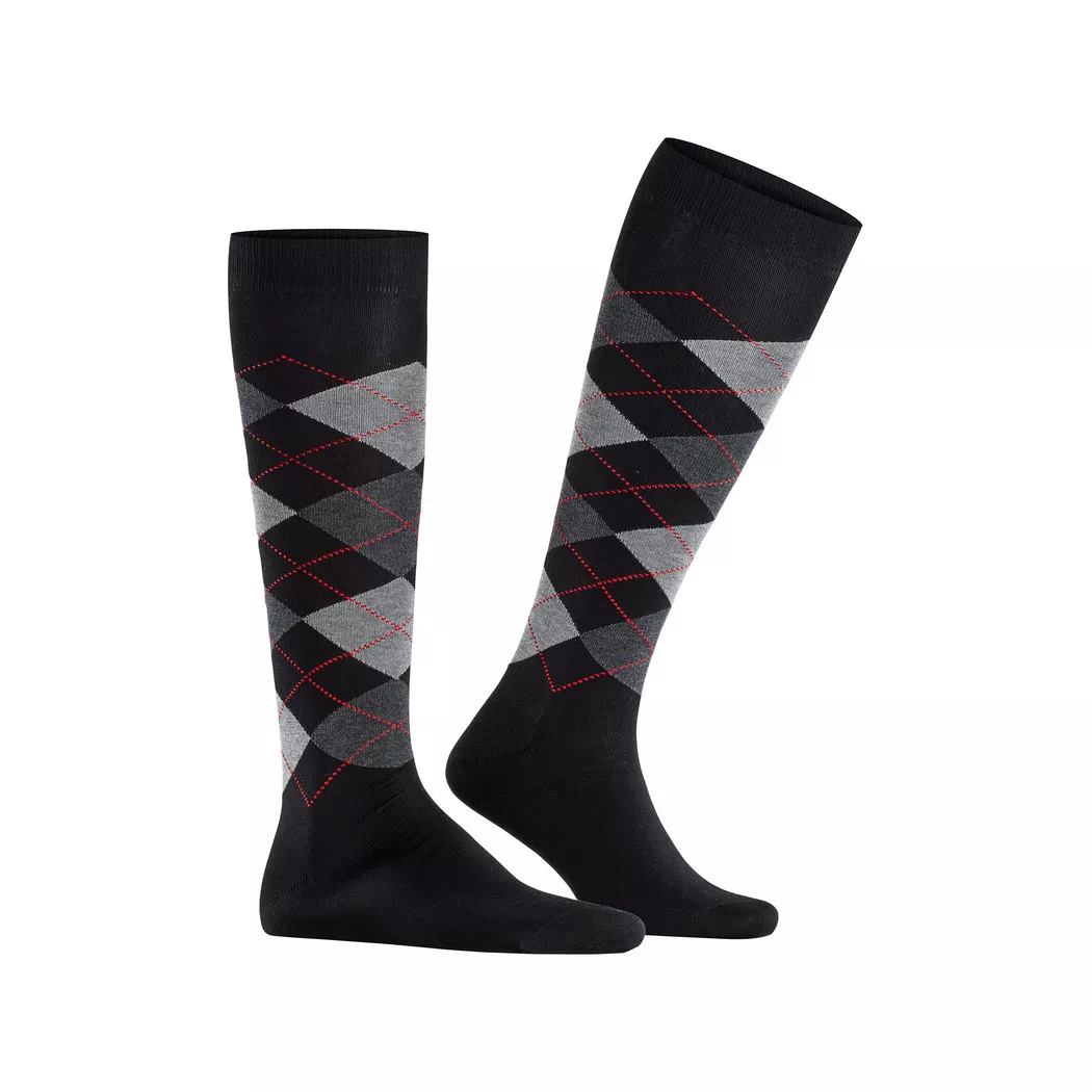 Burlington - Wadenlange Socken, für Herren, Schwarz, Größe W40/L46