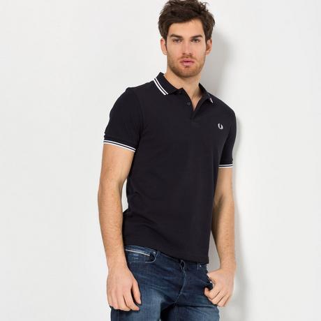 FRED PERRY Twin Tipped Classic Fit Polo Maniche Corte  