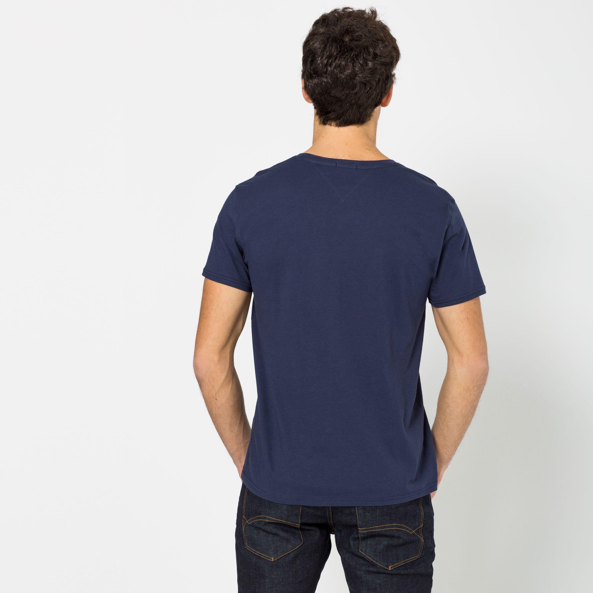 TOMMY JEANS Modern Fit Kurzarm V-Ausschnitt T-Shirt  