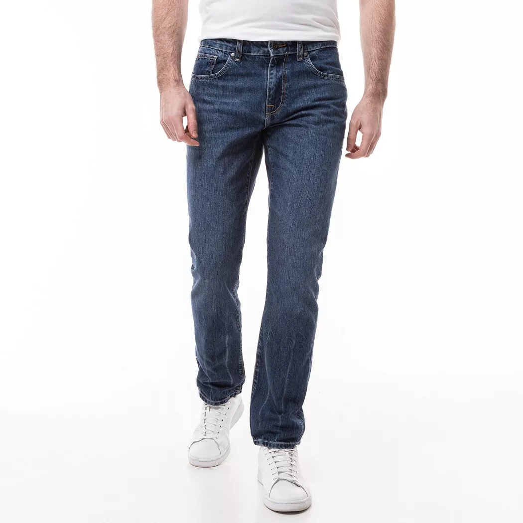 Manor Man - Jeans, Regular Fit, für Herren, Blau Denim, Größe W30/L34