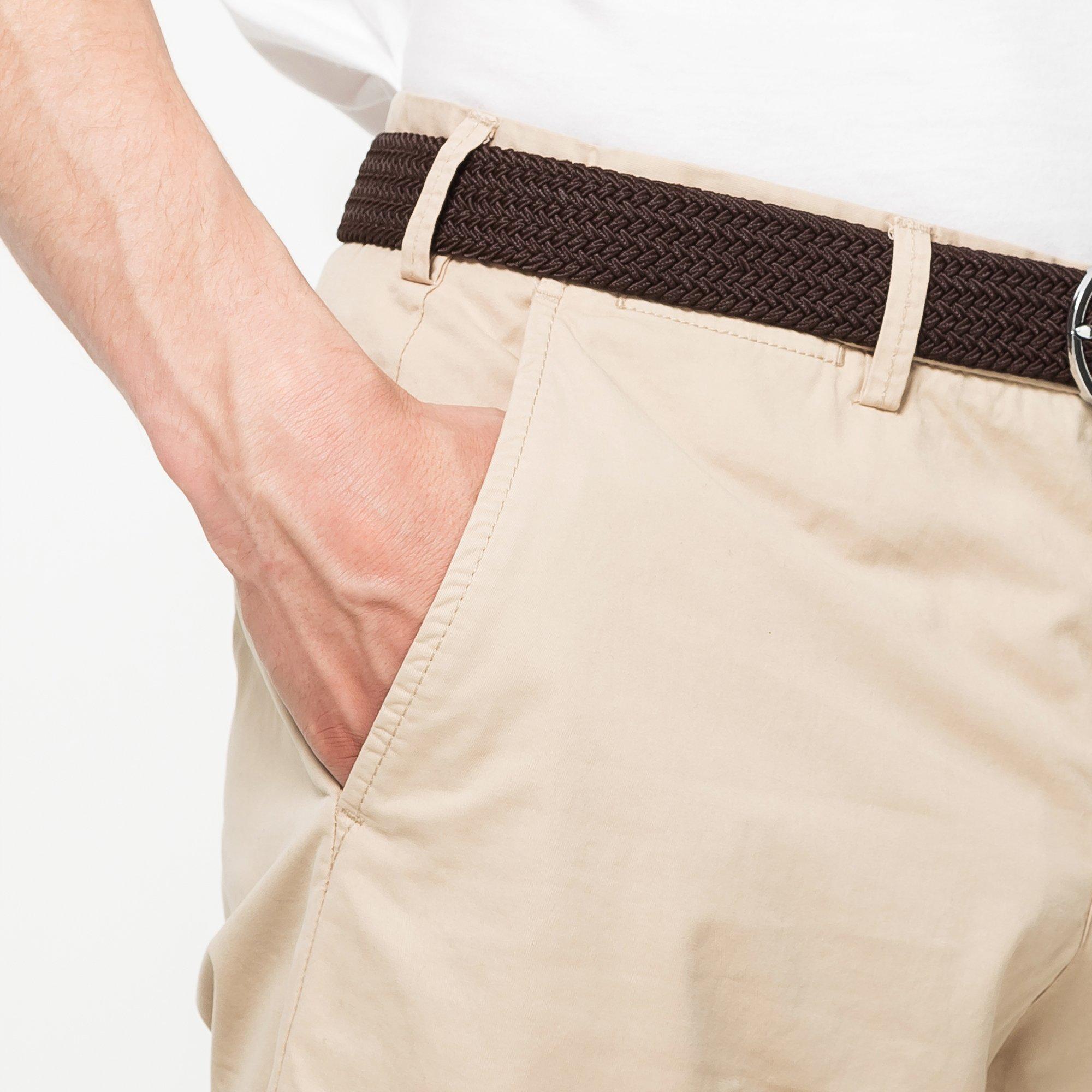 Manor Man Pantaloncini Regular Fit con cintura  