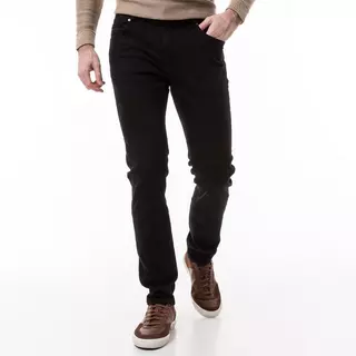 Manor Man Jeans, Slim Fit Comfort Stretch Black